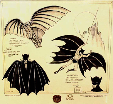 Leonardo Da Vinci e il mantello di Batman