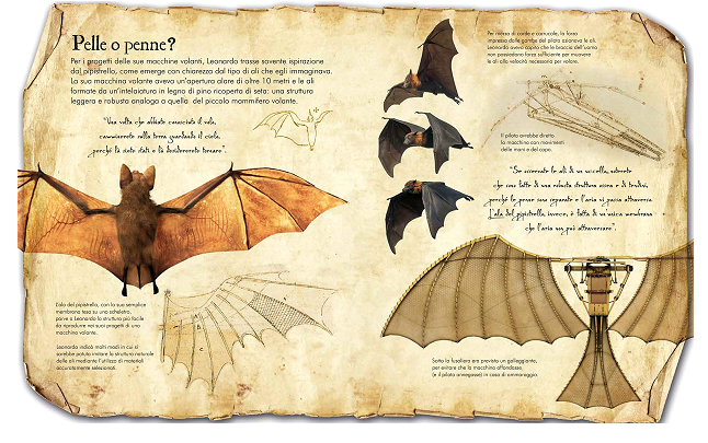 Leonardo Da Vinci e il mantello di Batman