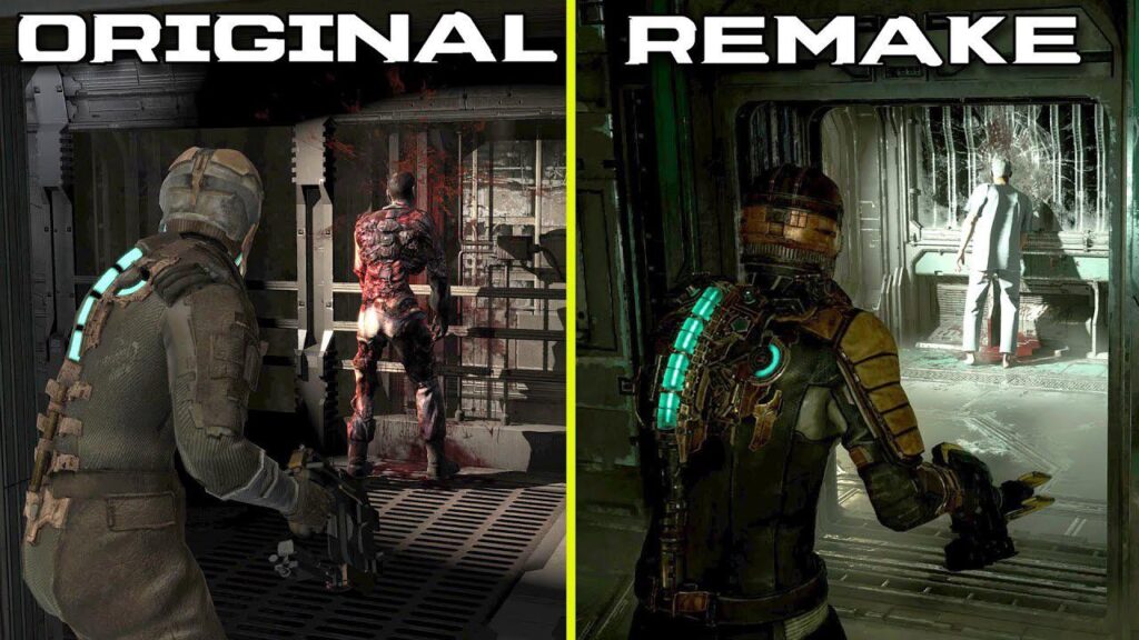 Dead Space Remake, Comparazione tra originale e gioco base