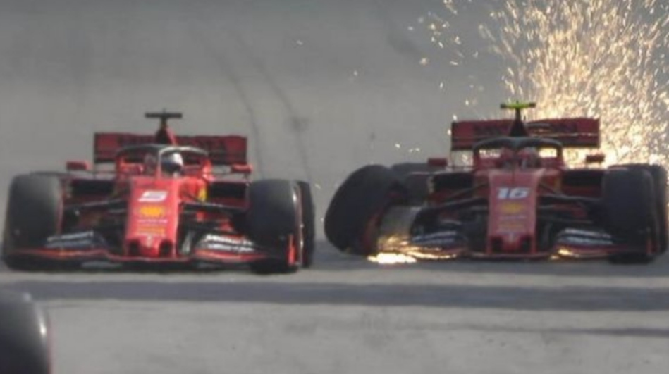 Incidente del Gran Premio del Brasile 2016 raffigurante l'incidente fra Leclerc e Vettel 