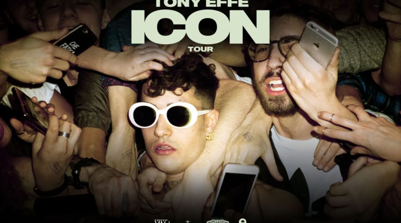 Copertina del nuovo album di Tony Effe, ICON