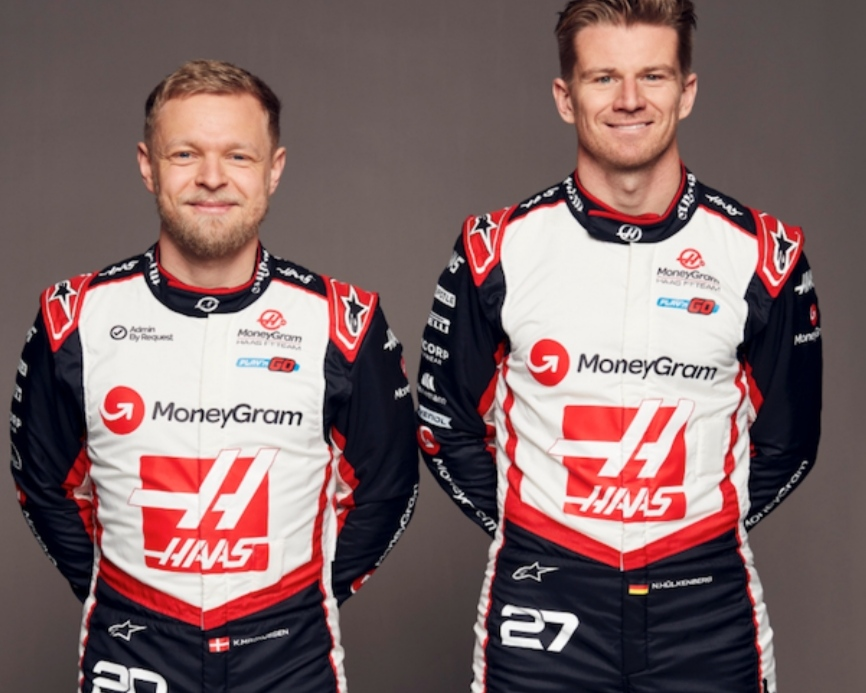 I compagni della Haas, Hülkenberg e Magnussen.