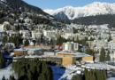 Panorama del piccolo paesino Davos