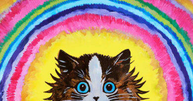 Genialità e pazzia Fonte: Cat in a rainbow, Louis Wain