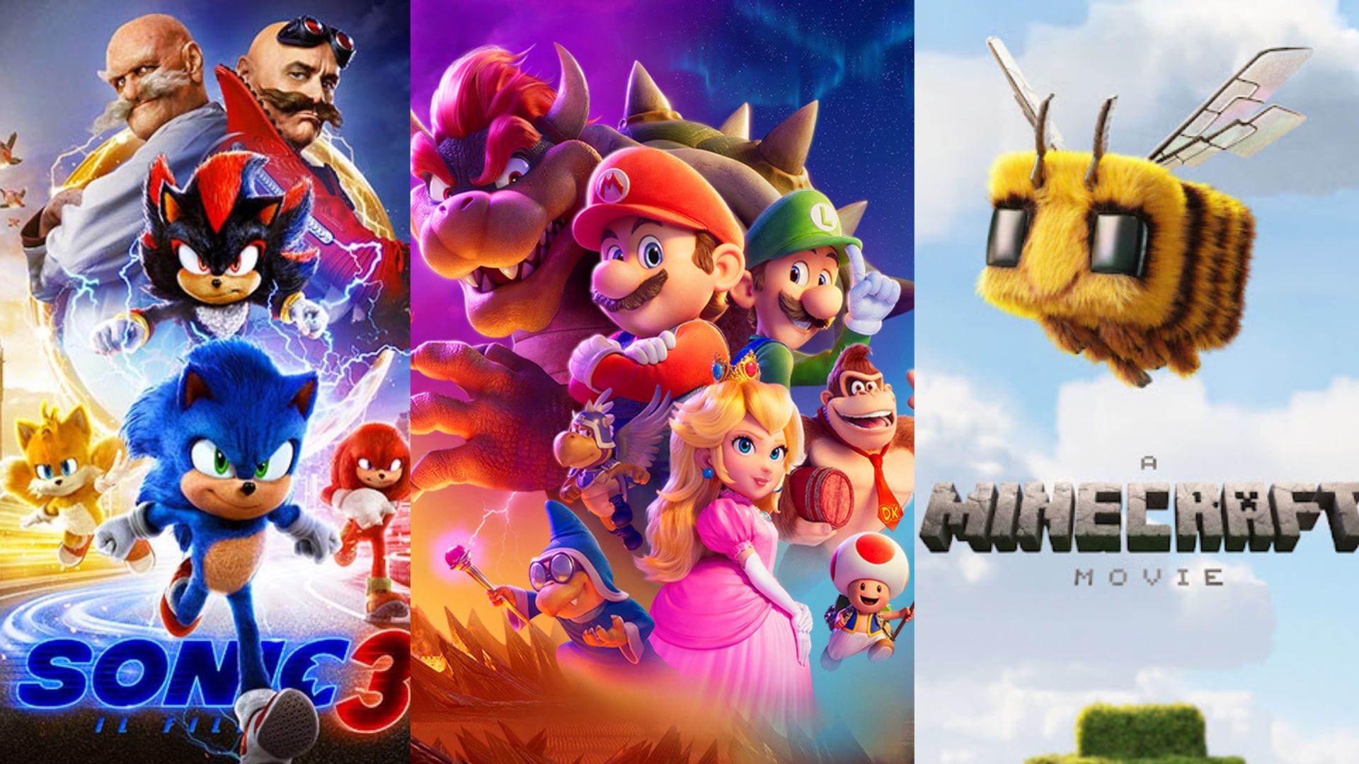 Da Sonic a Minecraft, la nascita del “cinegame”?