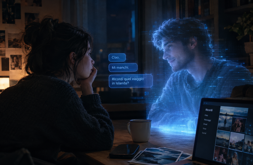 Parlare con chi non c’è più, quando il lutto diventa digitale